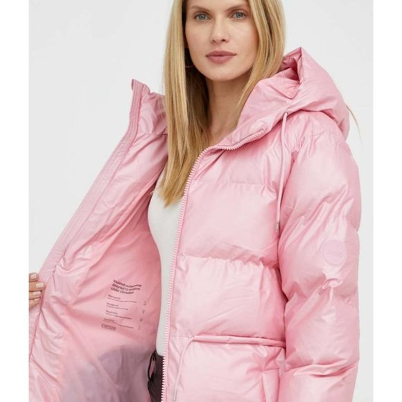 Rains Pink Puffer Jacket - Picture 5 of 12